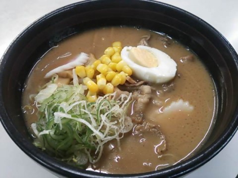 北関東支店の食事　みそラーメン